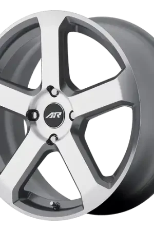 American Racing AR896 5X114.3 17X7.5 +45 DARK SILVER W/ MACH FACE Direct From Manufacturer