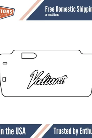 Trunk Floor Mat Cover for 63-66 Plymouth Valiant Ultra High Def Rubber, w/MA-010 Crafted