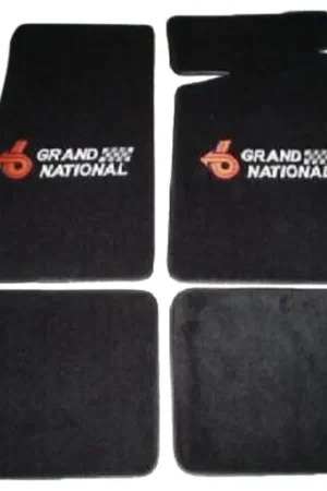 Reduced Price Floor Mats for 1984-1987 Buick Regal Grand National 4pc (FM46F FM18R)