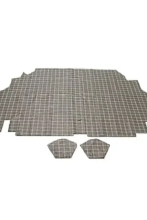 Trunk Floor Mat Cover for 71-73 Ford Mustang 2-Door Fastback Rubber Small Plaid Hot Deal