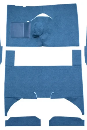 Authentic Carpet for 1960-1965 Ford Falcon 4DR Sedan 4spd Bench Seat 6 Cylinder Loop