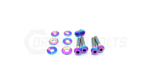 Dress Up Bolts Titanium Hardware Trunk Kit (True Burned) - 2015-2021 Subaru WRX / STI Top Pick