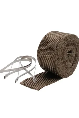 Limited Time DEI Exhaust Wrap Kit - Pipe Wrap and Locking Tie - Titanium