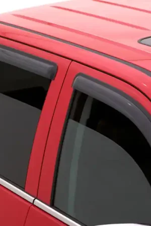 In Demand AVS 09-18 Dodge RAM 1500 Crew Cab Ventvisor Outside Mount Window Deflectors 4pc - Smoke