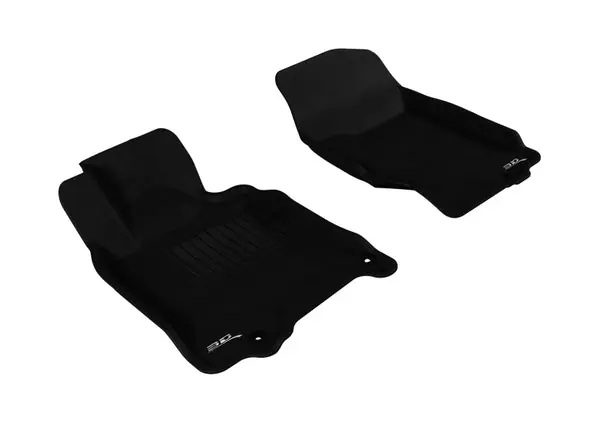3D MAXpider 2007-2015 Infiniti Q40/Q60/G35/37 Kagu 1st Row Floormat - Black Fresh Stock