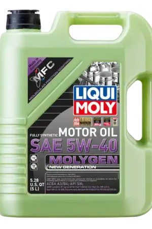 LIQUI MOLY 5L Molygen New Generation Motor Oil SAE 5W40 Best Choice