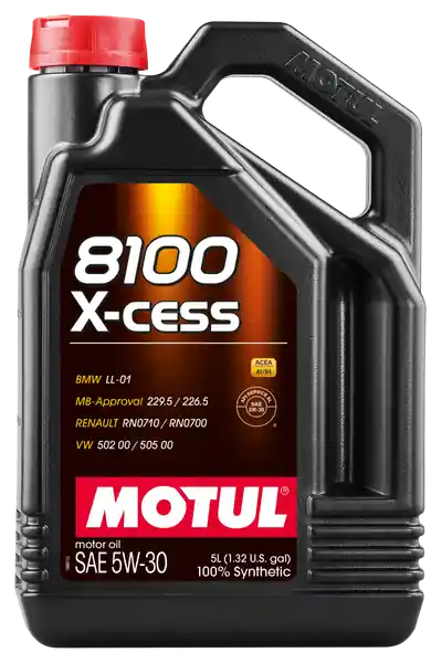 Bulk Order Motul Synthetic Engine Oil 8100 5W30 X-CESS 5L