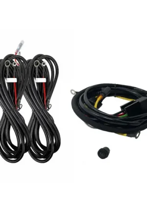 KC HiLiTES Platform One Profile SideCast 4-Light Wiring Kit for 05-23 Toyota Tacoma Double Cab Luxury