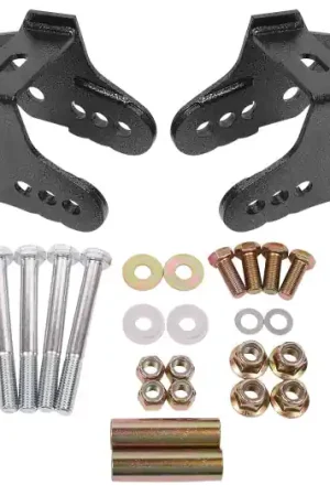 Secure Checkout BMR 79-04 Ford Mustang Control Arm Relocation Bracket - Black Hammertone