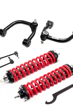 2.5-5 Inch Coilovers and Front Upper Control Arms 05-23 Tacoma Freedom Off-Road Hassle-Free Returns