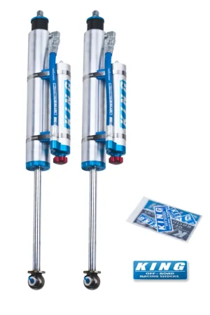King Shocks 07-18 Jeep Wrangler JK Front 2.5 Dia Piggy Hose Res Shock 6in Lift w/Adjuster (Pair) Low Price