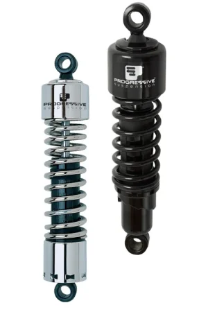 Progressive Cruiser 412 Series Shocks 13.0in - Chrome Price Cut