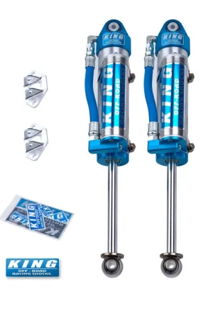Warranty Included King Shocks 2005+ Nissan Frontier Rear 2.5 Dia Piggy Hose Reservoir Shock (Pair)