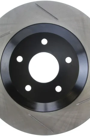 New Arrival StopTech Power Slot 97-04 Chevy Corvette / 04 & 08 Cadillac XLR/XLR-V Front Left Slotted Rotor