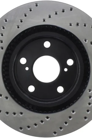 Viral StopTech 07-13 Lexus ES 250/ES 300/ ES330/ES350 SportStop Drilled Left Front Rotor