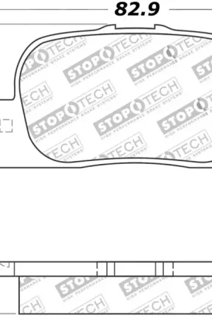 StopTech Street Touring 05-08 Scion tC Rear Brake Pads Best Choice