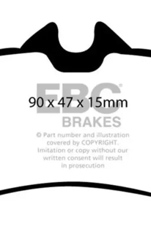 EBC 94-04 Ford Mustang 4.6 Cobra Ultimax2 Rear Brake Pads In Demand