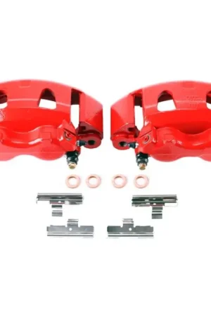 Power Stop 95-98 Ford E-350 Front Red Calipers w/Brackets - Pair Hot Deal