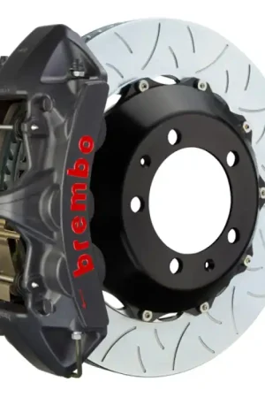 Express Delivery Brembo 02-05 7-Series (Thru 3/5 Prod) Fr GTS BBK 6Pis Cast 380x34 2pc Rtr Slot Type3-Black HA