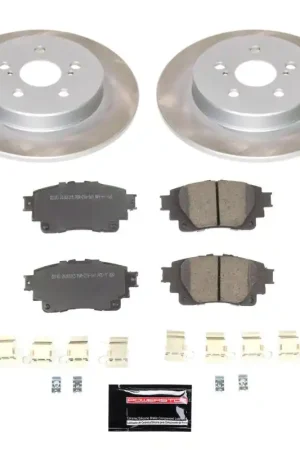 Power Stop 19-22 Toyota Corolla Rear Semi-Coated Rotor Kit Order Now