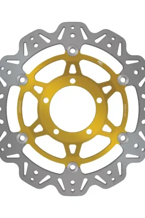 EBC 06-08 Triumph Hinckley Daytona 675 Front Left/Right Vee Floating Gold Rotor Sale