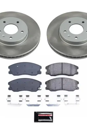 Power Stop 07-09 Suzuki XL-7 Front Semi-Coated Rotor Kit Brand New