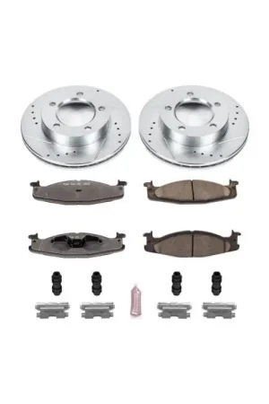 In Demand Power Stop 94-96 Ford Bronco Front Z36 Truck & Tow Brake Kit