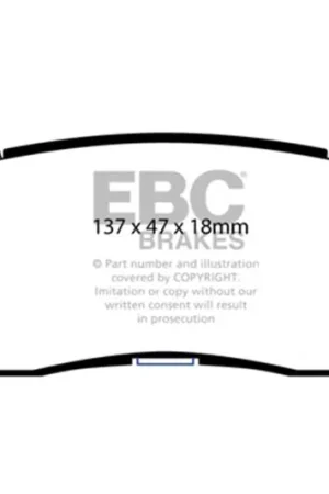 Reduced Price EBC 07+ Buick Enclave 3.6 Extra Duty Rear Brake Pads