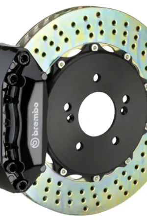 Brembo 92-98 318i/325i (Excl. xDrive) Front GT BBK 4 Piston Cast 2pc 320x28 2pc Rotor Drilled-Black Best Price
