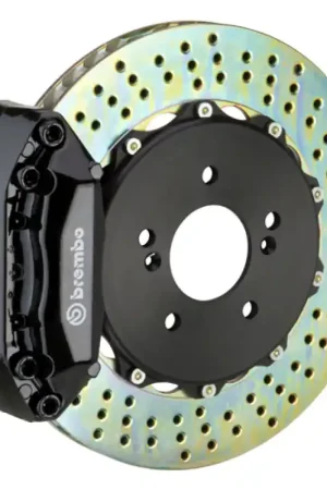 Special Offer Brembo 97-01 Integra Type-R Front GT BBK 4 Piston Cast 2pc 328x28 2pc Rotor Drilled-Black