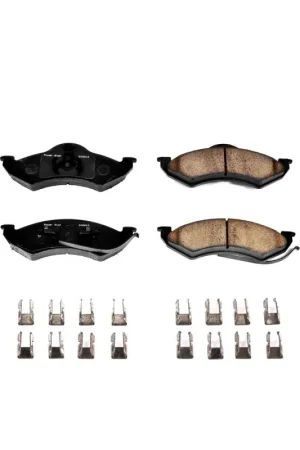 Money Back Guarantee Power Stop 1999 Dodge Dakota Front Z17 Evolution Ceramic Brake Pads w/Hardware