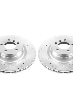 Power Stop 06-12 Land Rover Range Rover Front Evolution Drilled & Slotted Rotors - Pair Factory Price