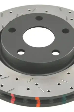 Express Delivery DBA 09 Pontiac G8 GXP V8 6.2L Rear Cross Drilled/Slotted 4000 XS Series Rotor - Black