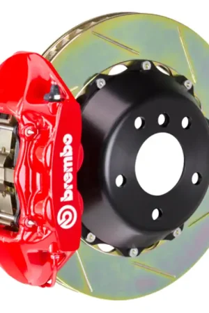 Brembo 17 F150 Raptor Rear GT BBK 4 Piston Cast 380x28 2pc Rotor Slotted Type-1-Red Secure Checkout