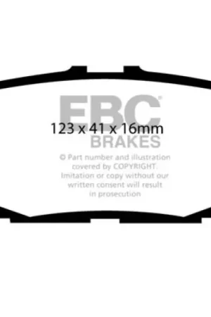 EBC 93-97 Lexus GS300 3.0 Greenstuff Rear Brake Pads While Supplies Last