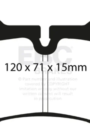 EBC 03-04 Infiniti G35 3.5 (Manual) (Brembo) Yellowstuff Front Brake Pads Express Delivery