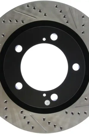 Reduced Price StopTech 07-09 Toyota Tundra / 08-09 Toyota Sequoia Front Left Slotted & Drilled Rotor