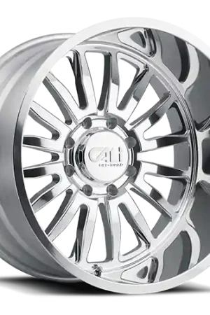 Cast Aluminum Wheels Summit 9110 PO 24x14 Milled Spokes Polished 6 On 135 Bolt Pattern -76 Offset Cali Offroad Wheels Shop Now
