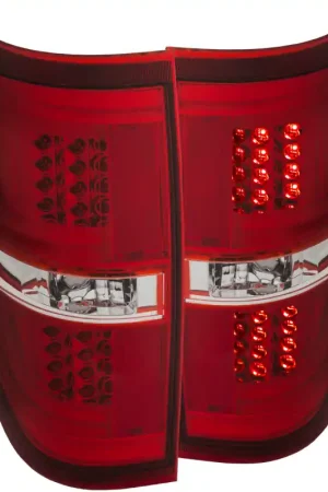 Exclusive Offer ANZO 2009-2013 Ford F-150 LED Taillights Red/Clear