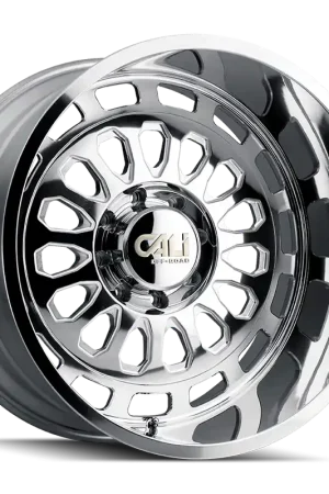 Cast Aluminum Wheels Paradox 9113 PO 22x12 Milled Spokes Polished 8 On 170 Bolt Pattern -51 Offset Cali Offroad Wheels Seasonal Sale