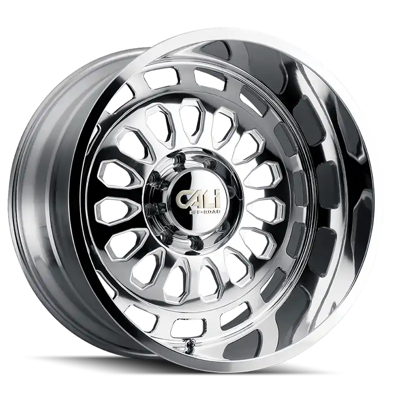 Cast Aluminum Wheels Paradox 9113 PO 22x12 Milled Spokes Polished 8 On 170 Bolt Pattern -51 Offset Cali Offroad Wheels Seasonal Sale