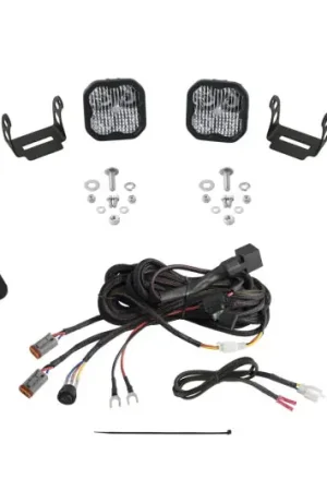 Diode Dynamics Stage Series Ditch Light Kit for 2019-Present Ram SS3 Sport - White Combo Exclusive Offer