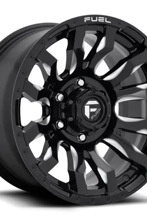 Aluminum Wheels 18X9 Blitz D673 6 On 135 Gloss Black Milled 87.1 Bore 20 Offset Multi Spoke Fuel Off Road Wheels Limited Time
