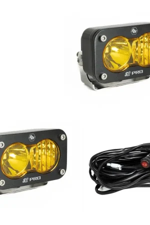 S2 Pro Pair Driving/Combo LED Baja Amber Baja Designs Price Cut
