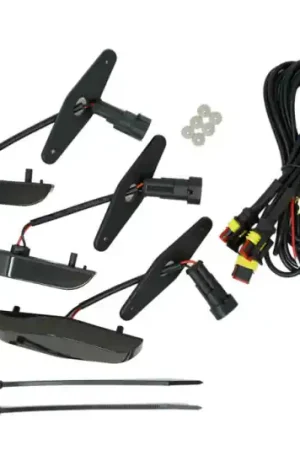 Cali Raised 14-24 Toyota 4Runner Grille Raptor LED Light Kit - Smoked No Minimum Order