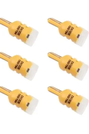 Worldwide Shipping Diode Dynamics 194 LED Bulb HP3 LED - Amber Set of 12