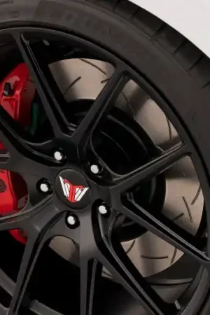 Must Have DBA 96-08 Mitsubishi Lancer Evo (IV-IX) Rear 4000 Series Drilled Wavey Rotor