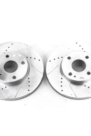 Power Stop 2016 Scion iA Front Evolution Drilled & Slotted Rotors - Pair Latest