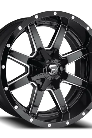 Free Delivery Aluminum Wheels 20X12 Maverick D610 8 On 170 Gloss Black Milled 125.2 Bore -44 Offset Fuel Off Road Wheels