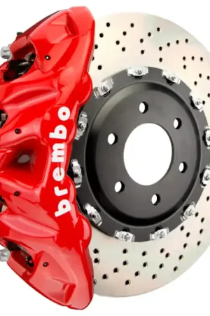 Brembo 25+ BMW X3 M50 xDrive (G45) Front GT BBK 8 Piston Cast 412x38 2pc Rotor Drilled - Red Buy Today